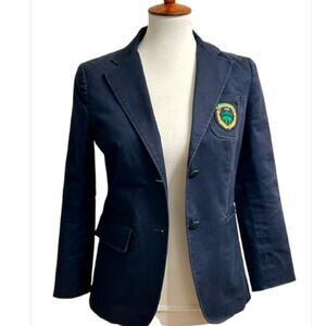 Brooks Brothers 1818 Crest Pocket Navy Blazer 4